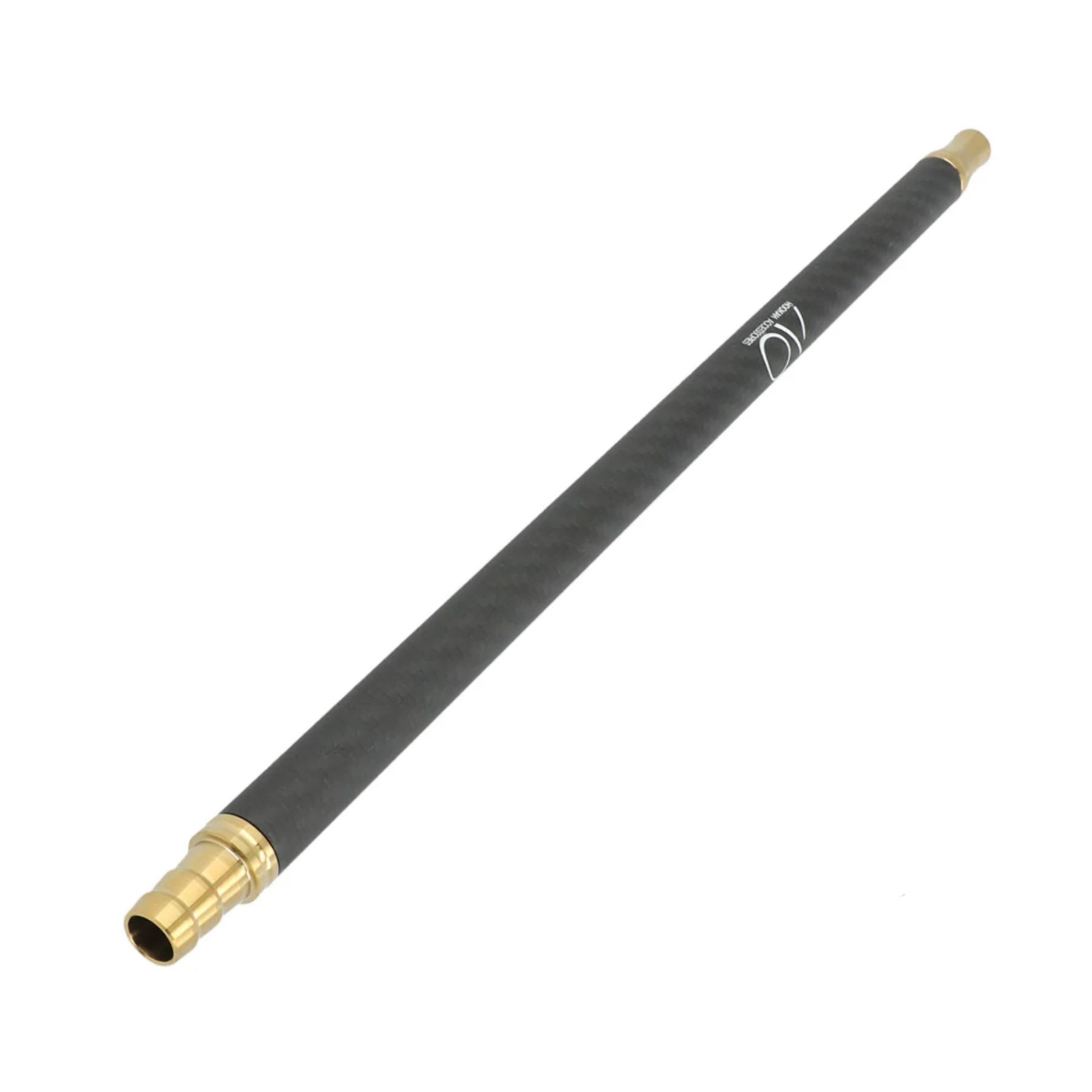 Matt Carbon Mundstück Edelstahl V2A Gold