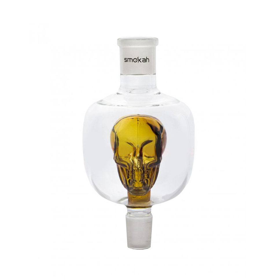 Molassefänger Totenkopf gold 18/8 