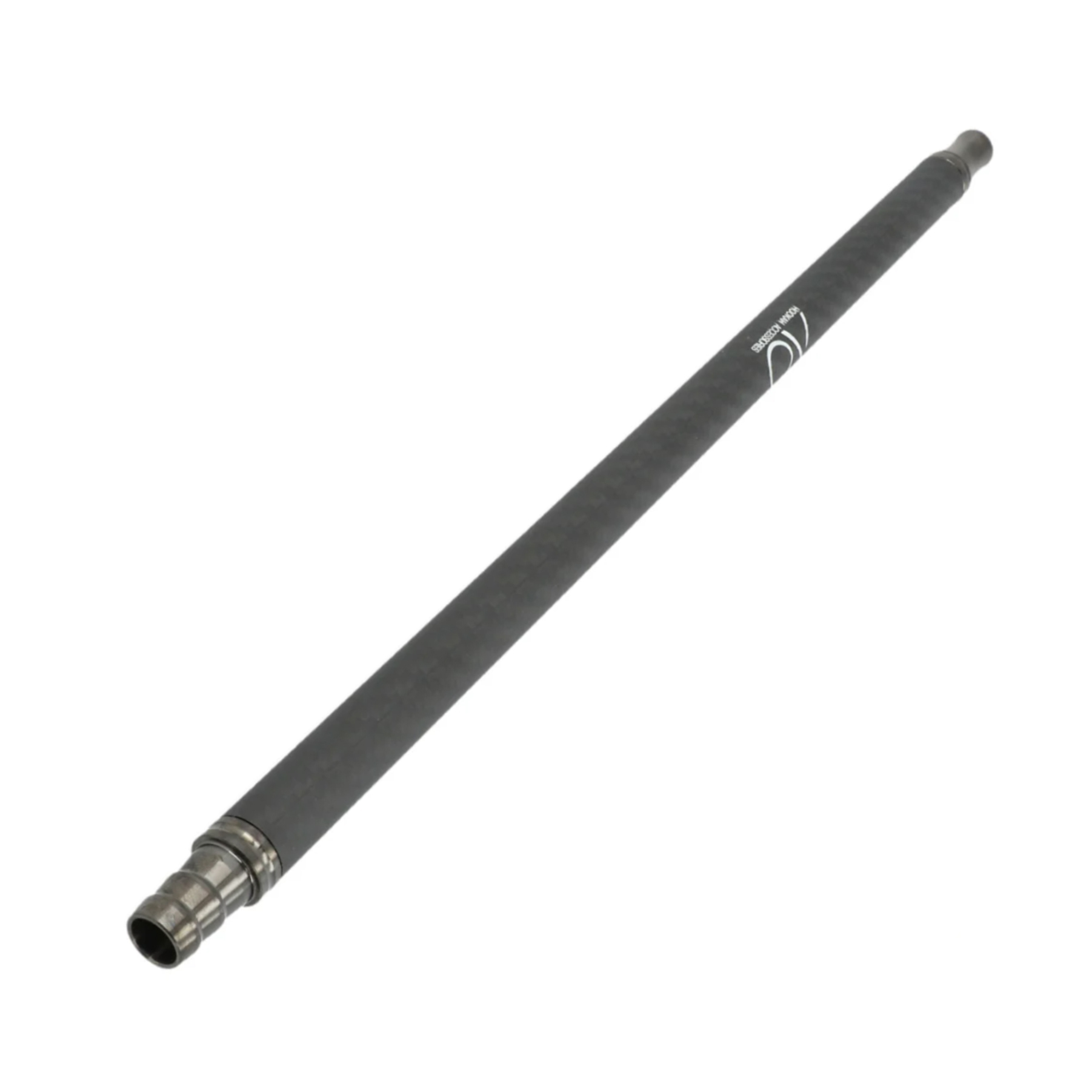 Matt Carbon Mundstück Edelstahl V2A Gun Metal