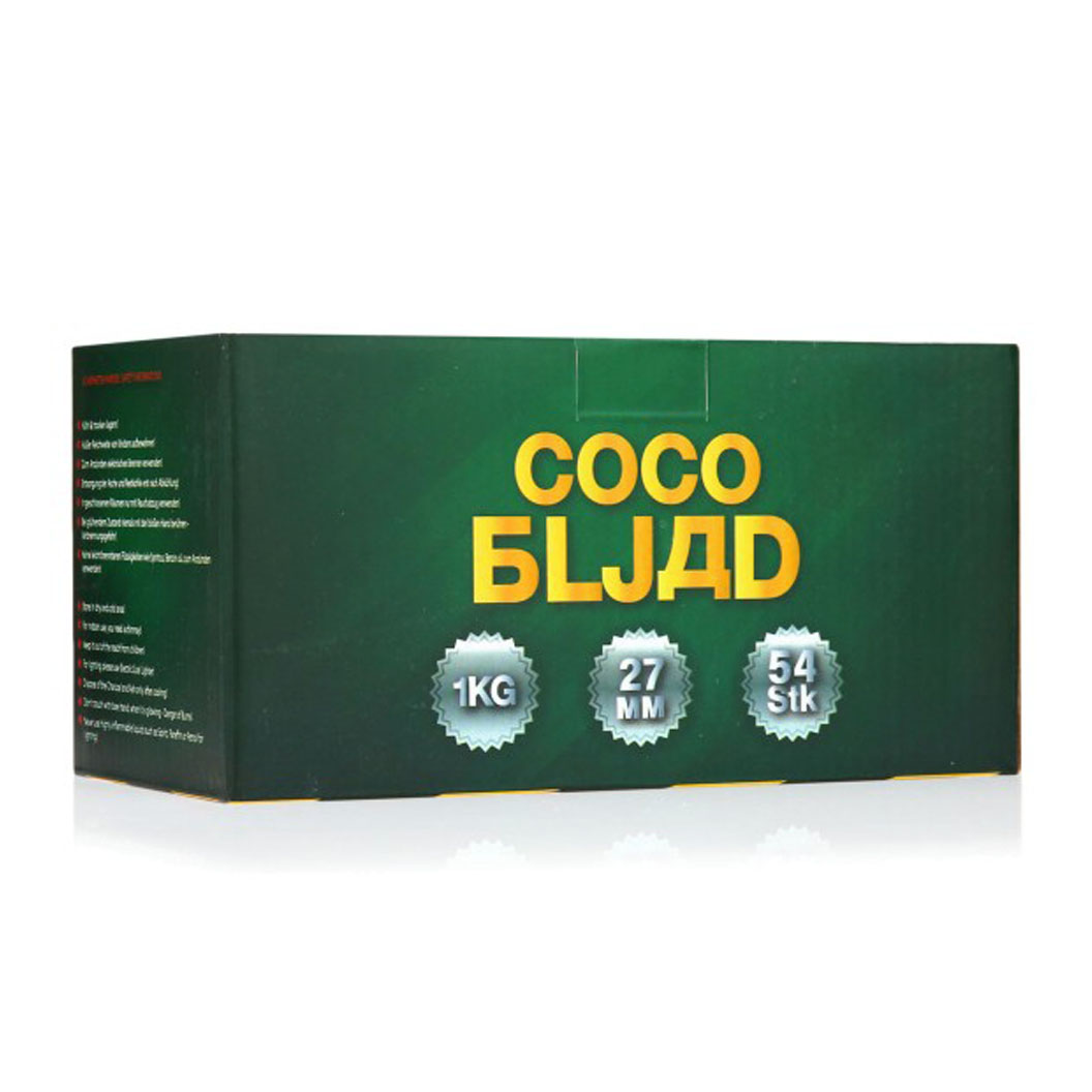 COCOBLJAD Cube 27er - 1 KG - Shisha Kohle 