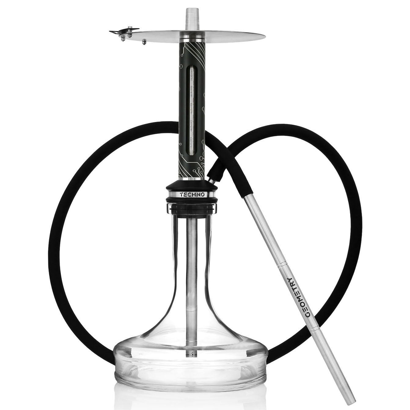 Techno Black | Geometry Hookah
