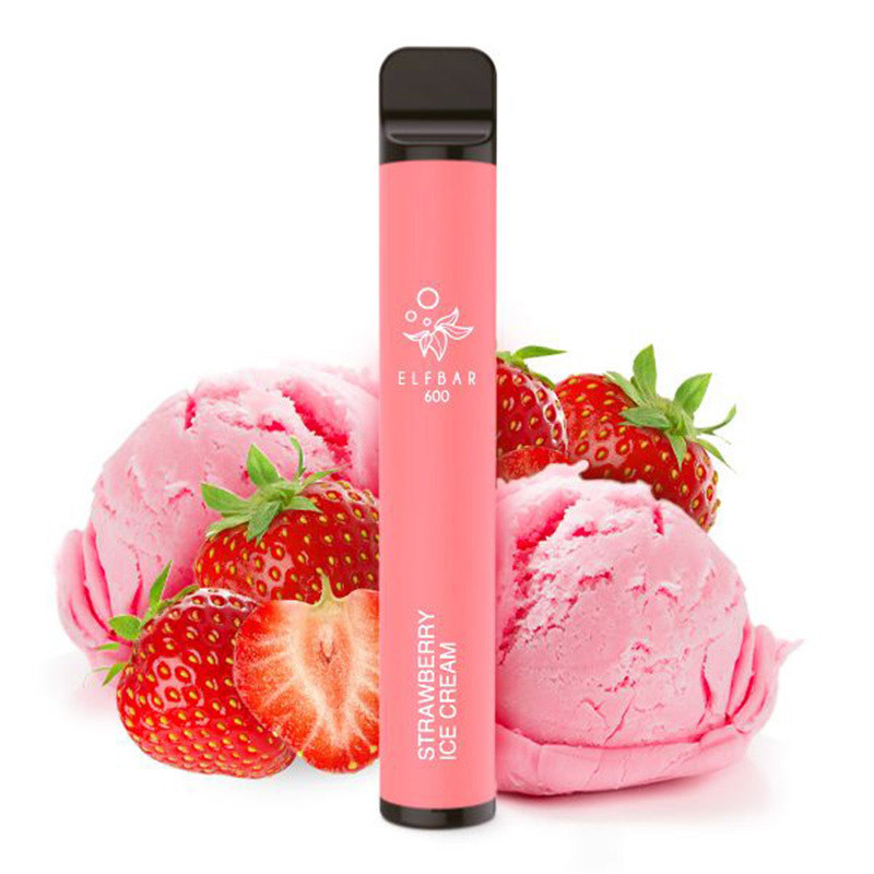 Strawberry Ice Cream  | 600 ZÜGE | Elfbar