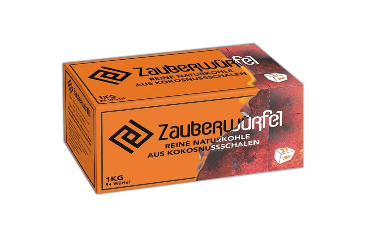 Zauberwürfel 27er - 1 KG - Shisha Kohle